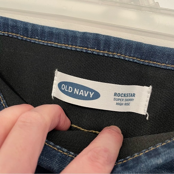 NEW NWT OLD NAVY Plus Size High Waisted Rockstar Pull On Jeggings Dark Jeans 24 - Picture 7 of 16